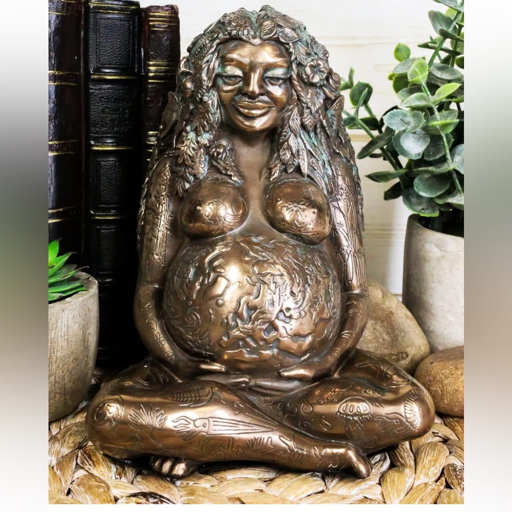 Millennial Gaia Statue - Bronze Finish